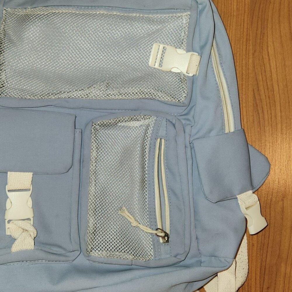 Baby Blue Standard Size Backpack FUC - Picture 2 of 9